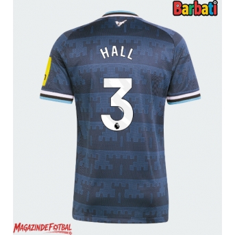 Newcastle United Lewis Hall #3 Tricou Fotbal Replică 2026-27 Barbati Deplasare